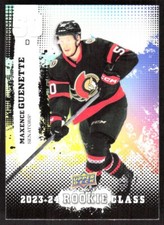 2023-24 10727C Upper Deck Deck Commemorative Class Maxence Guenette Ottawa