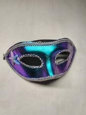 Masquerade Mask Venetian/Party/Mardi Gras/Halloween Costume - Purple/Blue - NEW