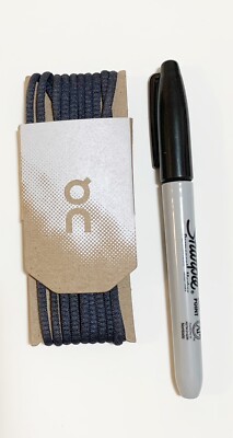 On Cloud Slate Shoelaces Pair Official Replacement Laces Active Running New