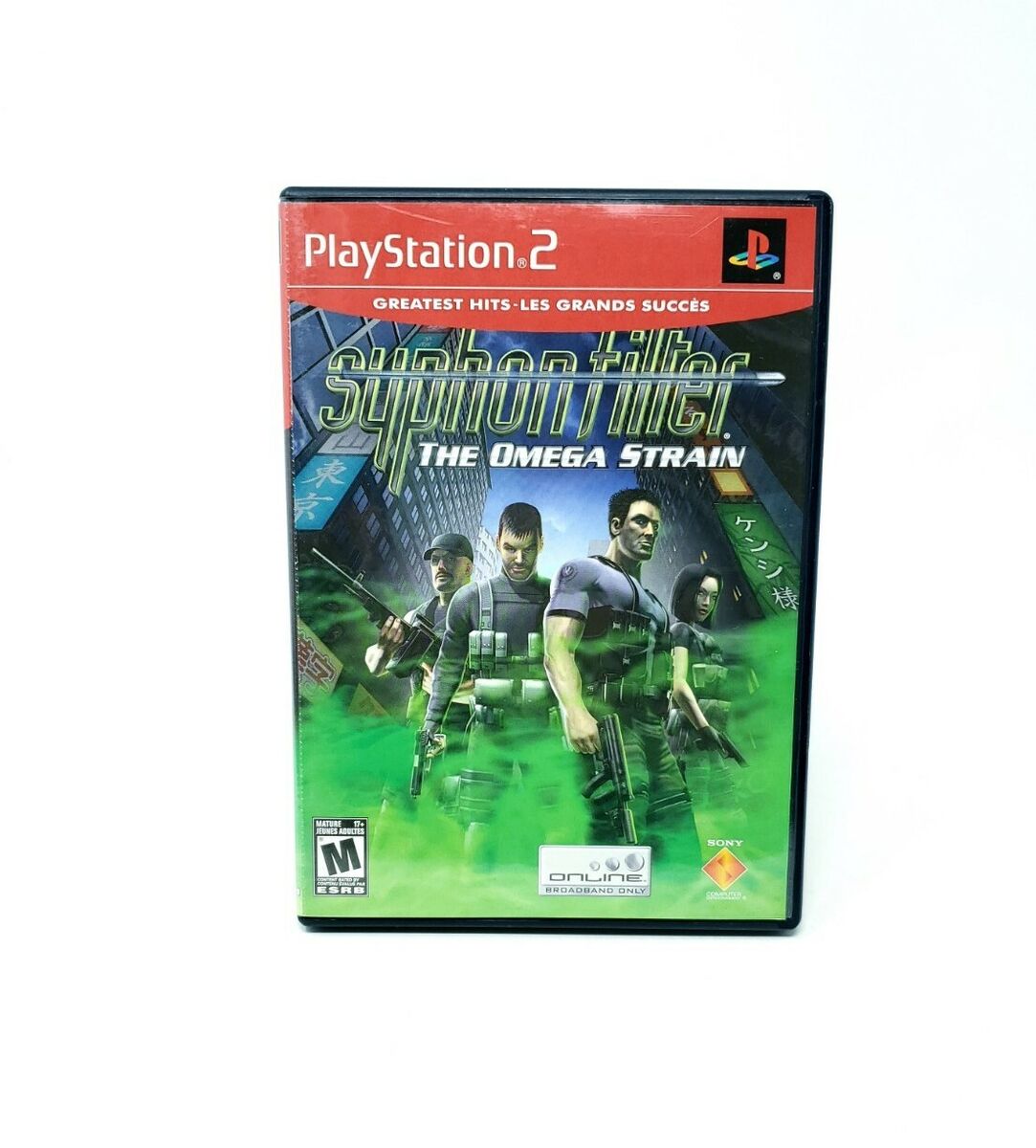 Syphon Filter: The Omega Strain (Sony PS2 PlayStation 2) Complete in Box CIB