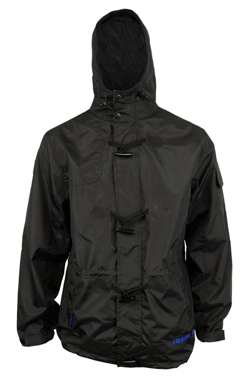 Mens Jacket Location Rada Waterproof Rain Hooded Fleece Lined Warm Coat Toggle - Image 2 of 4