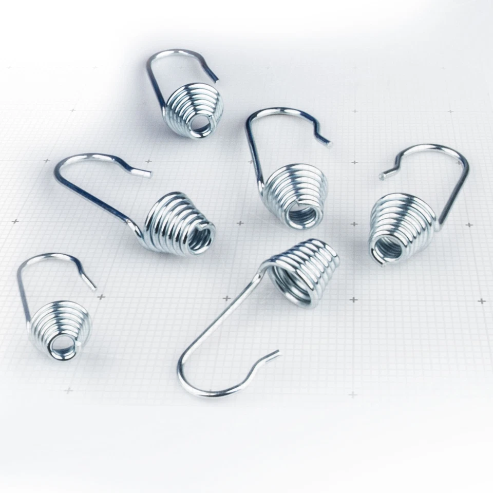 TIM'S WAREN Spiralhaken Haken für Expanderseil Spanner Gummiseil Gummileine Seil 6 8 10mm