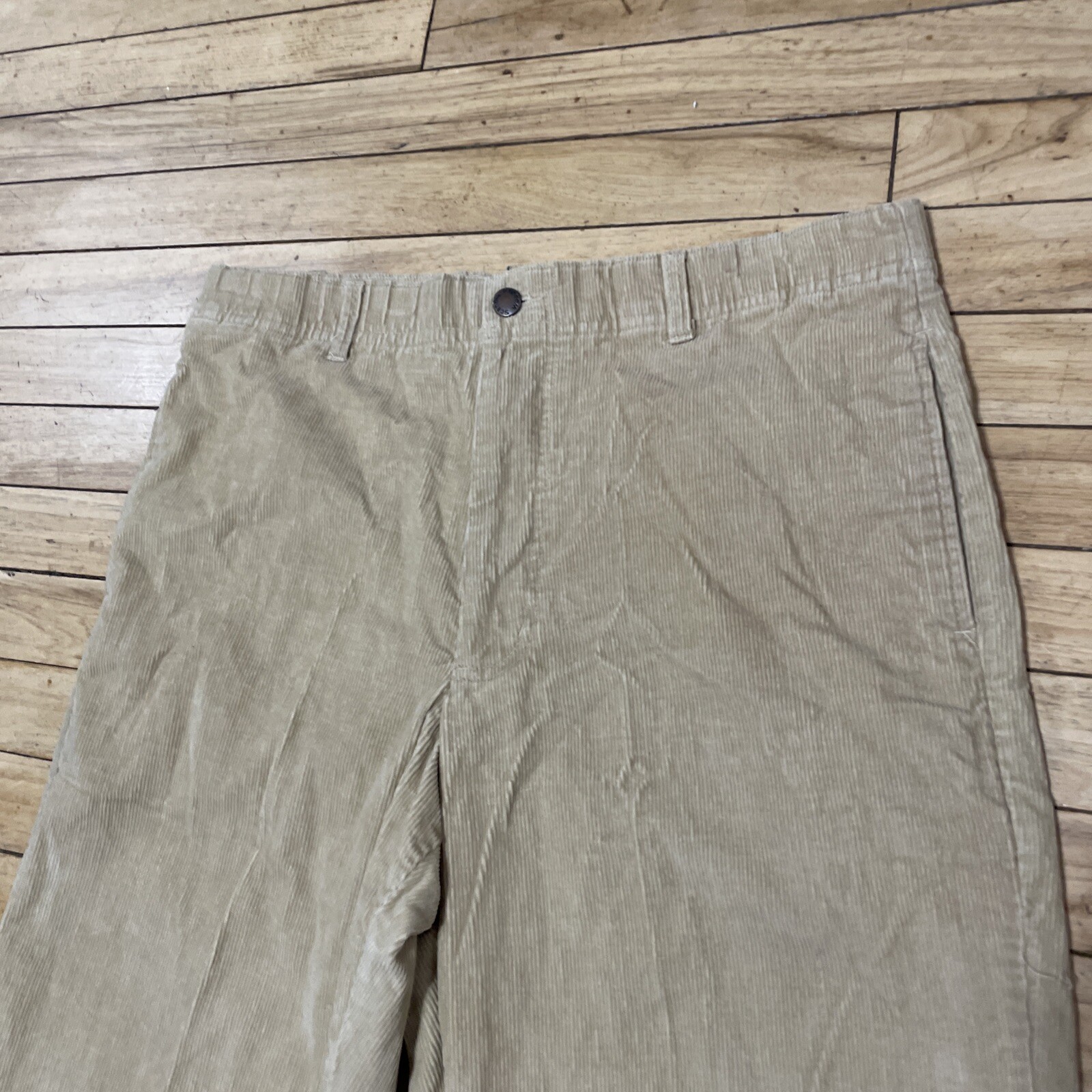 SCANDIA WOODS Corduroy Pants Men 34M Brown Western Preppy Cords Retro 90s 35x27