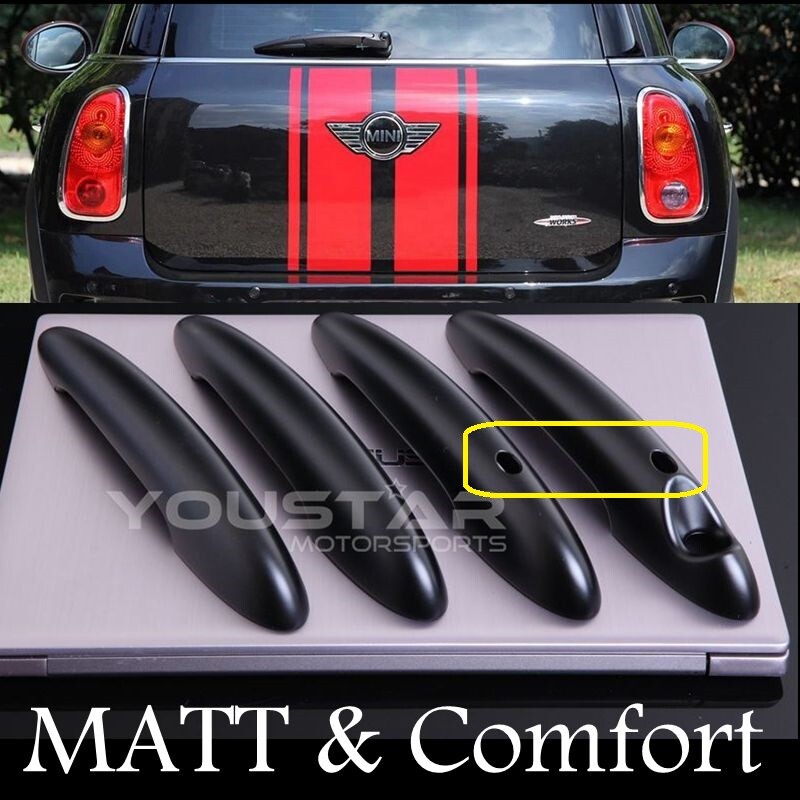AU STOCK GLOSS BLACK COMFORT ACCESS Door Handle Covers for MN R60