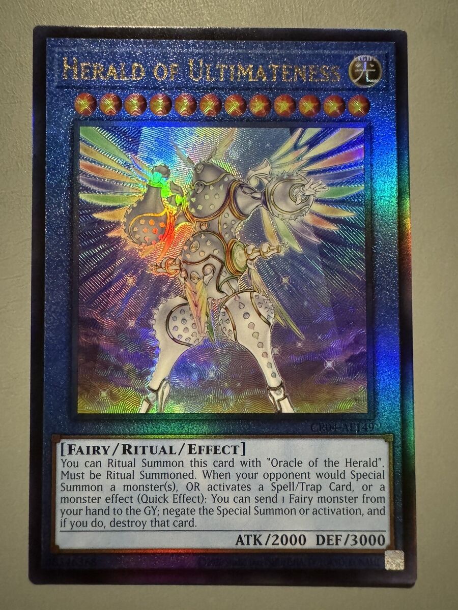 YUGIOH HERALD OF ULTIMATENESS ASIA ENGLISH EDITION CR04 YUGIOH HERALD OF ULTIMATENESS ASIA ENGLISH EDITION CR04