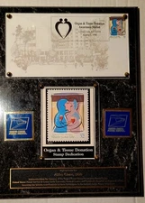 1998 Organ & Tissue Donation 32c Sc 3227 FDC Plaque Loma Linda Hospital & USPS