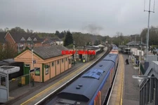 PHOTO  VIEW FROM THE NETWORK RAIL FOOTBRIDGE OF ALTON STATION HAMPSHIRE LOOKING