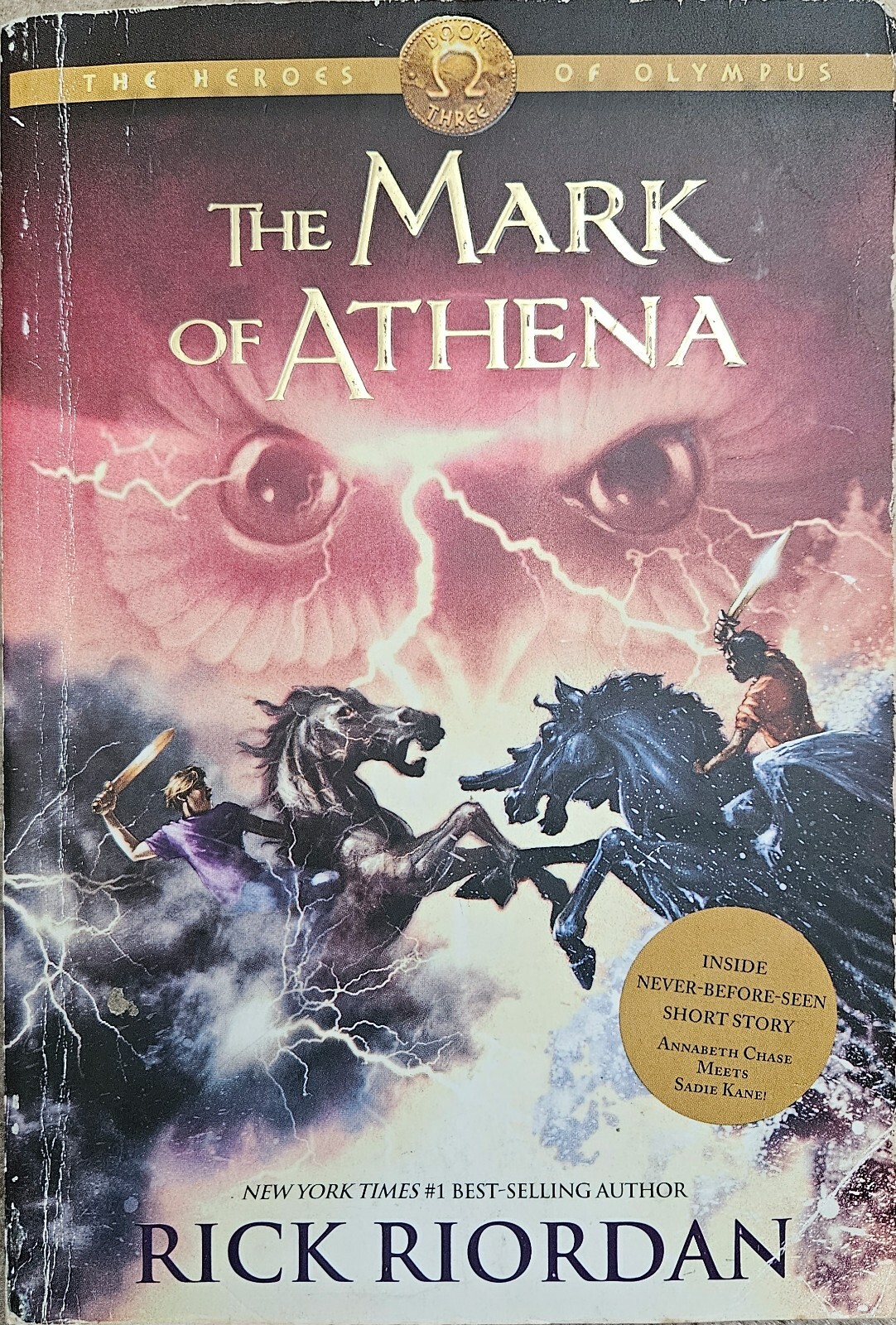 The Mark of Athena by Rick Riordan Paperback Adventure Book