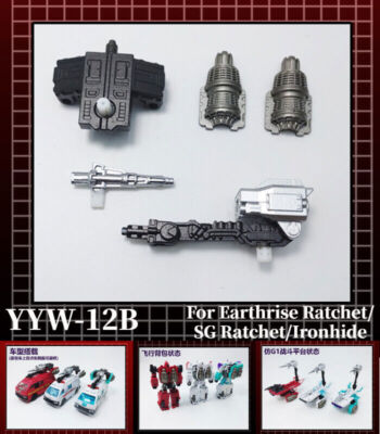 NEW YYW-12B Upgrade Kit For Earthrise Ironhide Ratchet Shattered Glass Ratchet