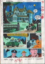 BATMAN DETECTIVE COMICS ANNUAL 2 PRODUCTION ART SIGNED ADRIENNE ROY COA PG 30