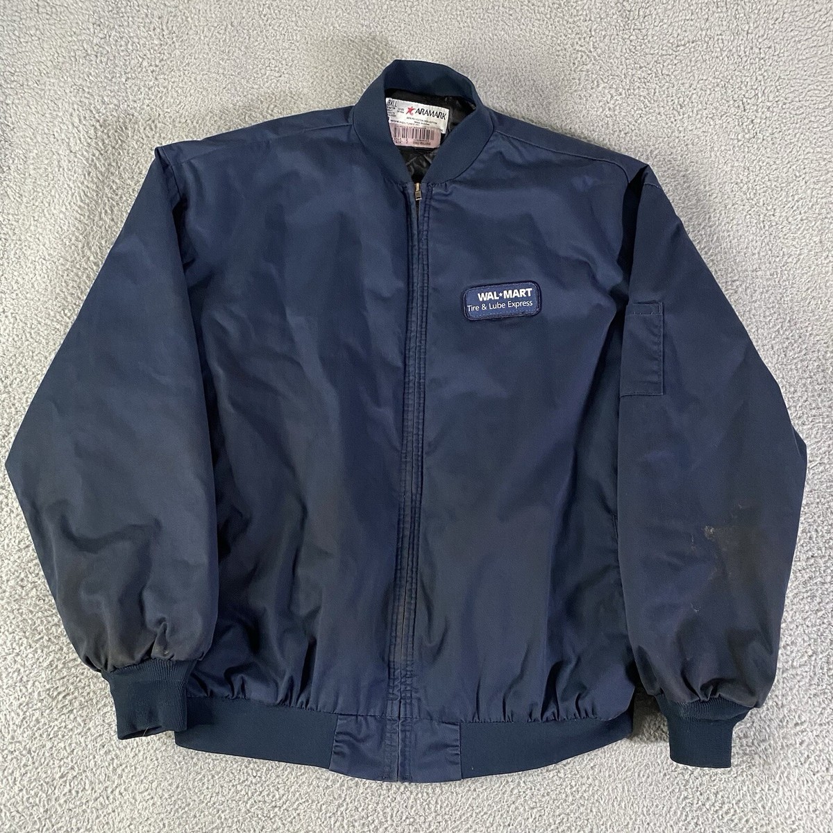 atomos購入 トラックスーツ　JVP19 ダークブルー M Walmart Tire & Lube Express Jacket Aramark Mens 3XL Navy Blue