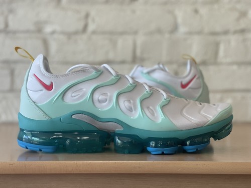 Nike Air VaporMax Plus Since 1972 Men’s Size 7.5 White Red Mint Green DQ7645-100 - Picture 3 of 10