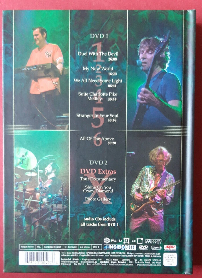 Transatlantic - Live in Europe - Do CD & Do DVD - (2003) Limited Ed. - Bild 2 von 4