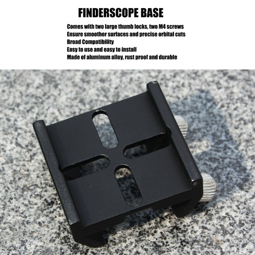 Finderscope Schwalbenschwanzfuß Teleskop Finderscope Base Rostfrei Sucher - Bild 18 von 24