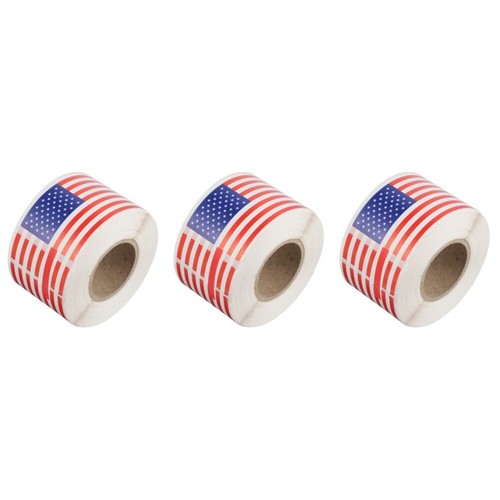250pcs Journaling Stickers 4th Of July Decal American Flag Labels - Afbeelding 2 van 12