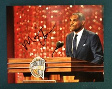 Maurice Cheeks Signed 8x10 Philadelphia 76ers NBA HOF Sixers Photo Proof