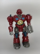 Hap-P Kid Walking Robot Toy Action Figure w Lights