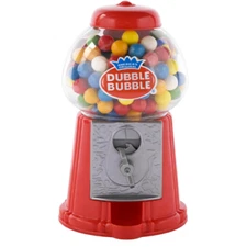 Gum Machine 50 Gumball Coin Bank Bubble Classic Candy Dispenser Sturdy Plastic