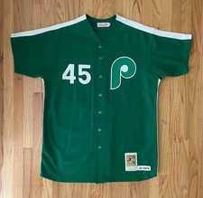 Authentic Tug McGraw Mitchell & Ness Philadelphia Phillies St Patricks Jersey 48