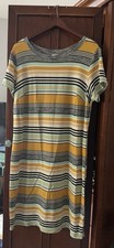 Women’s Ava & Viv Plus Size Striped Short Sleeve Dress Size X