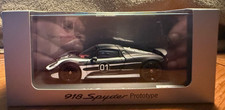SPARK 1:43 PORSCHE 918 SPYDER PROTOTYPE #02 - MATTE BLACK - DEALER PROMO