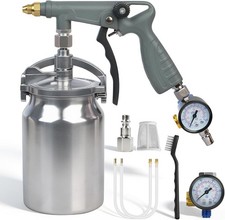 Undercoating Spray Gun With Suction Feed Cup 360 Flexible Wand Filter Screen