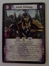 Legend of the Five Rings L5R CCG - Before The Dawn Moto Hailung