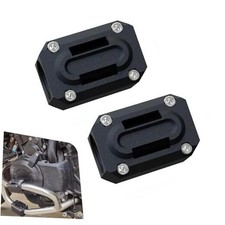 2 PCS Motorcycle Engine Guard Bumper Protection Block, Crash Bar Decor Slider,