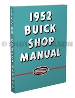 1952 Buick Werkstatt-Handbuch 52 Special Super Roadmaster Basisbuch FüR 1953