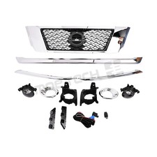 For 2013-2016 Nissan Pathfinder Front Grillefog Lightsbumper Trims Chrome Set For 2013-2016 Nissan Pathfinder Front Grillefog Lightsbumper Trims Chrome Set