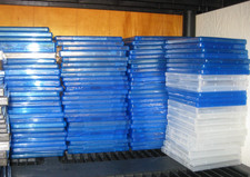Bluray Disc Replacement case Lot of 95 cases.