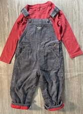 Osh Kosh Baby Dungaree Corduroy Ralph Lauren T Shirt Set Size 18 Months