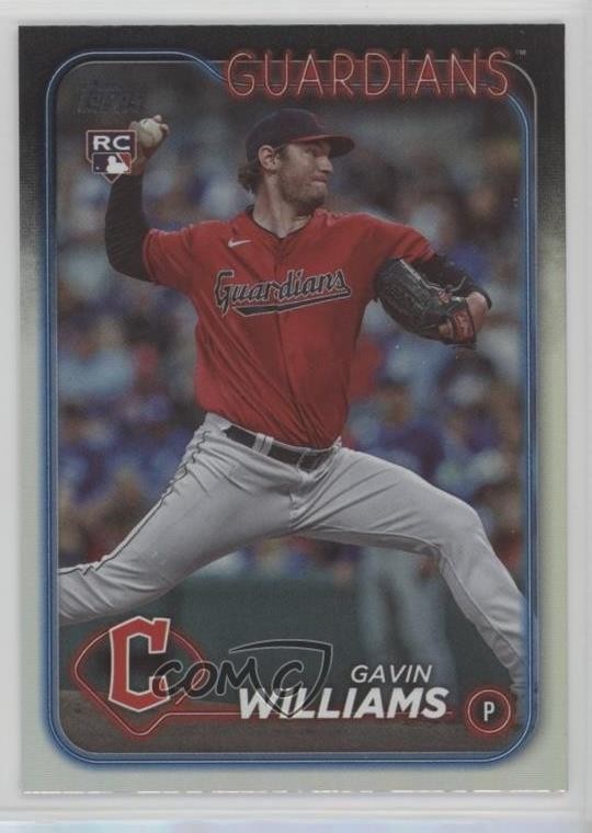 2024 Topps Series 1 Rainbow Foil Gavin Williams #242 1m4i