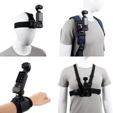 Accessories Kit for DJI Osmo Pocket 3 Head Strap Chest Mount Clip