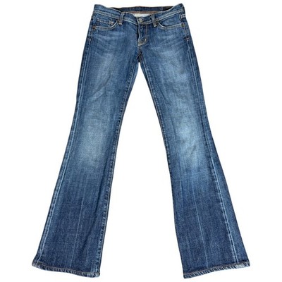 Citizens of Humanity Kelly Low Waist Bootcut Jeans Womens 25 Blue Denim Stretch