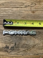 Vintage Pontiac Emblem Badge Oem 10010647 Classic Car Nameplate Metal Logo Sign