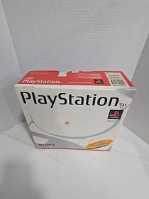 1997 Sony PlayStation PS1 SCPH-5501 Console CIB Serial # Matching Box NEAR MINT