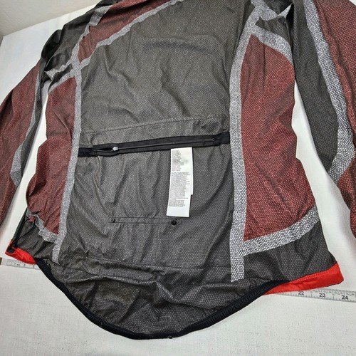 Pearl Izumi Jacket Black Red Multi Pockets Lightweight Athlete - Picture 12 of 24