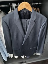 J.Crew Navy Worsted Wool Ludlow Suit 40L 33/32