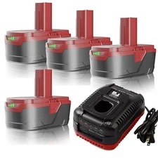 NEW Pack For CRAFTSMAN 19.2 VOLT C3 LITHIUM DIEHARD BATTERY 11375 11376/Charger