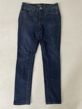 Seven7 10 Tummyless High Rise Skinny Rinse Stretch Denim Womens Jeans