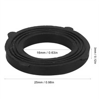 100Pcs G3/4 Rubber Washer Garden Hose Faucet Sealing Gasket Accessories Set