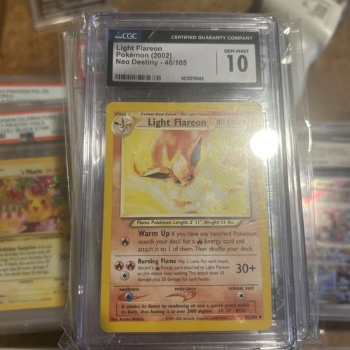 Light Flareon (Unlimited) graded CGC 10 for sale on eBay