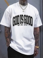 God Is Good T Shirt Christian Faith Inspirational Graphic Casual Summer Tee