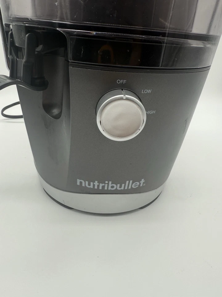 Exprimidor Centrífugo de Dos Velocidades NutriBullet NBJ-100 800W Gris Probado Foto 3 de 4