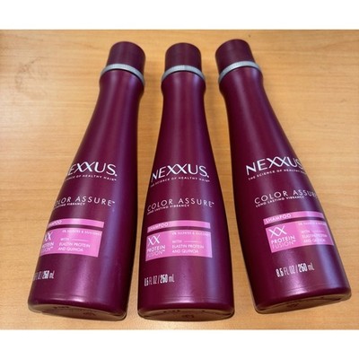 3 Pack~Nexxus Color Assure Shampoo Protein Fusion 8.5 oz Each.