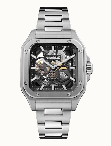 Ingersoll The Ollie Black Skeleton Dial Casual Automatic Men's Watch I14501
