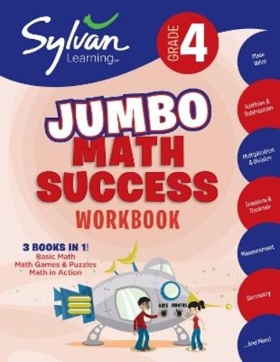 4th Grade Jumbo Math Success Workbook (Taschenbuch) Sylvan Math Jumbo Workbooks