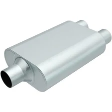 Magnaflow R20402 Muffler - Rumble - 3 in Center Inlet - Dual 2-1/2 in Outlet -