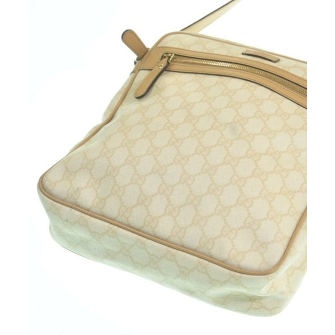 Gucci Women's Shoulder Bag White Beige Pattern Used Free Shipping thumbnail 8